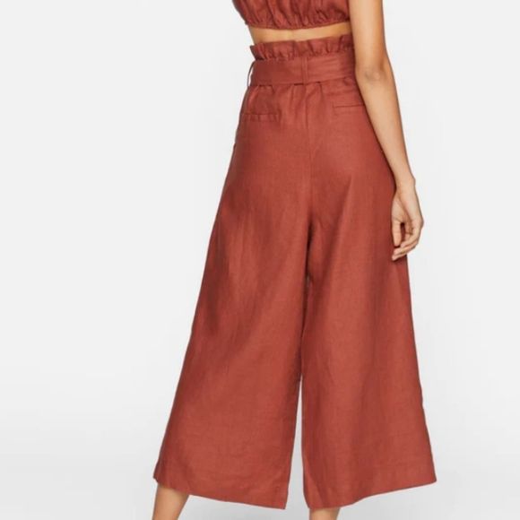 100% linen NWT Mikoh LAGUNA PANTS - Picture 4 of 13